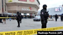 Specijalna policija na Trgu Krajine u Banjoj Luci, ilustrativna fotografija
