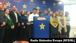 Zoran Zaev na konferenciji za medije 15. februara