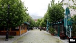 Prazne ulice Skoplja