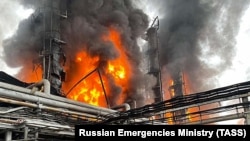 Пожар на заводе на Ямале (архивное фото)