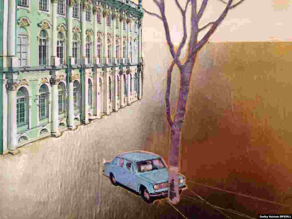 Гибель "Лады-копейки" на рисунке Фрэнсиса Алиса