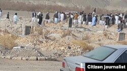 خاکسپاری محمد صالح معتقدی از کشتهشدگان اعتراضهای اخیر در آرامگاه لاویز میرجاوه