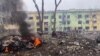 Наслідки обстрілу дитячої лікарні та пологового будинку в Маріуполі Донецької області, 9 березня 2022 року