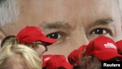 Прихильники кандидата на президента Ярослава Качиньського