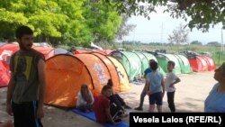 Izbeglički centar u Subotici, 28. jul 2016.