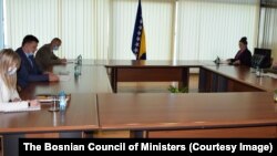 Susret Zorana Tegeltije, predsedavajuće Saveta ministara BiH i američkog ambasadora u BiH Erica Nelsona