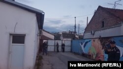 Policija unutar dvorišta Dorćol Platza, 30. maj 2019.