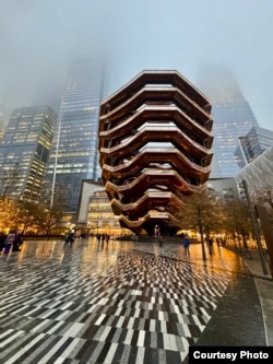 Небоскреб "Сосуд" в районе Hudson Yards. Фото: Ирина Генис.