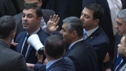 Sirens Blare In Georgian Parliament After Key Opposition Demand Is Rejected Sirens Blare In Georgian Parliament After Key Opposition Demand Is Rejected