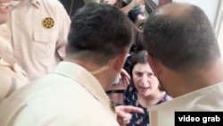 ნინო დათაშვილი თბილისის საქალაქო სასამართლოში. 9 ივნისი, 2025 წელი