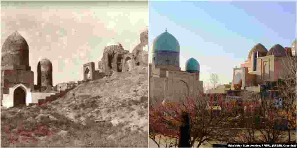 "Šah-i-Zinda" u doslovnom prevodu znači "živući kralj".