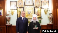 Глава Башкортостана Радий Хабиров и Митрополит Башкортостанской митрополии и Уфимской епархии Никон. Фото со страницы Радия Хабирова