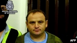 Veselin Vlahović prilikom hapšenja u Španiji, 2. mart 2010.