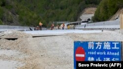 Balkan predstavlja odskočnu dasku i most za kinesko uspostavljanje značajnijeg ekonomskog prisustva u Evropi. Na fotografiji dionica autoputa Bar-Boljare, Crna Gora, 11. maj 2021.