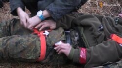 Інструктори «Захисту патріотів» вчать нацгвардійців надавати першу допомогу Інструктори «Захисту патріотів» вчать нацгвардійців надавати першу допомогу