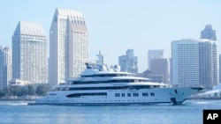 The Amadea super yacht was seized by United States authorities in 2022. 
