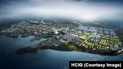 Proiectul centrului comercial și logistic Manas din Kârgâzstan.