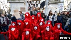 Protesti u Londonu zbog požara u Australiji, januar 2020.