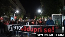 Deseti protest "Odupri se" u Podgorici