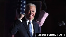 Джо Байден через несколько часов после победы в избирательном состязании, 4 ноября 2020