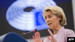Predsjednica Evropske komisije Ursula von der Leyen, Strazbur, 9. juli 2025.