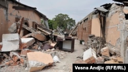 Beogradska četvrt Savamala nakon rušenja u noći između 24. i 25. aprila 2016.