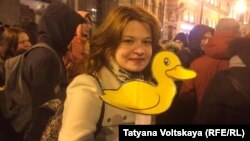 Участница акции