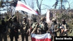 Білоруські добровольці на сході України (архівне фото з соцмереж)