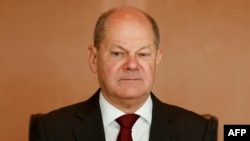 გერმანიის კანცლერი ოლაფ შოლცი. ბერლინი, 1 ნოემბერი, 2023. 