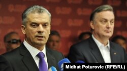 Fahrudin Radončić i Zlatko Lagumdžija, 1. jun 2012.