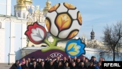 Презентація логотипу Євро-2012, Київ, 14 грудня 2009 року
