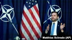 აშშ-ის ვიცე-პრეზიდენტი ჯეი დი ვენსი მიუნხენში. 14 თებერვალი, 2025 წელი