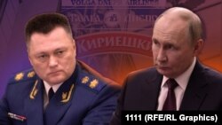 Коллаж: Краснов и Путин