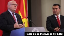 Filip Riker i Zoran Zaev, Skoplje