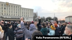 Митинг в Калининграде 21 апреля
