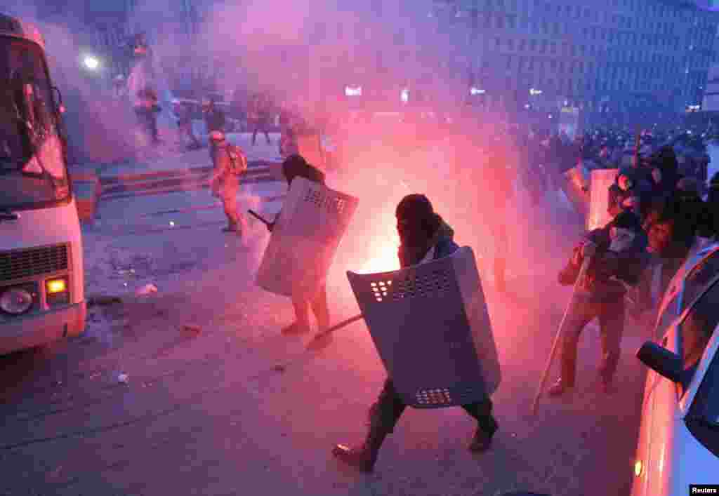 Kijev, 19. januar 2014. Foto: REUTERS / Valentyn Ogirenko 