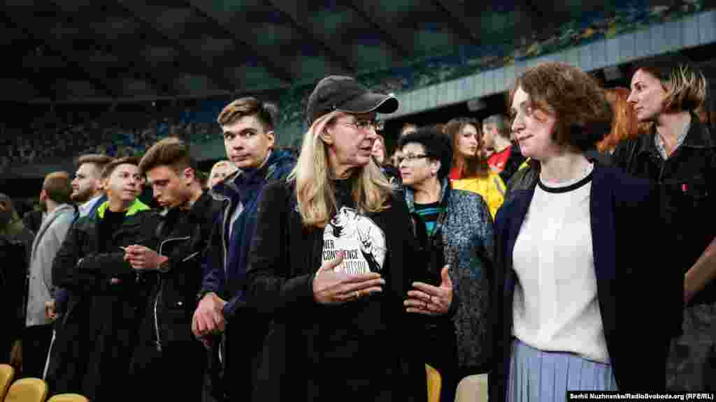 Підтримати Олега Сенцова прийшла в.о. міністра охорони здоров'я України Уляна Супрун