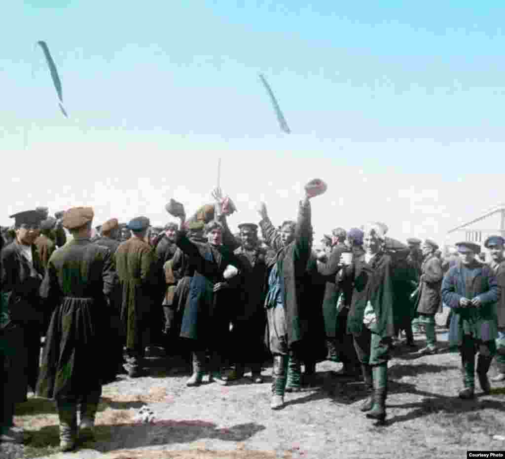 "Ура царю! Ходынское поле". Франтишек Краткий. Россия, Коронационные торжества 30 мая 1896.