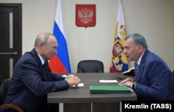 ვლადიმირ პუტინი და იური ბორისოვი - "როსკოსმოსის" ახალი გენდირექტორი