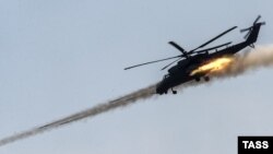 Транспортно-боевой вертолет Ми-35, иллюстрационное фото