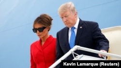 Melanija i Donald Trump stigli su u dvodnevni posjet Francuskoj