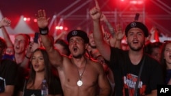 Mladi na koncertu Marka Perkovića Thompsona 5. jula 2025. u Zagrebu