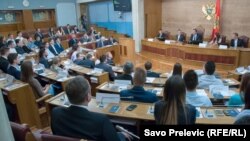 Studenti u crnogorskom parlamentu