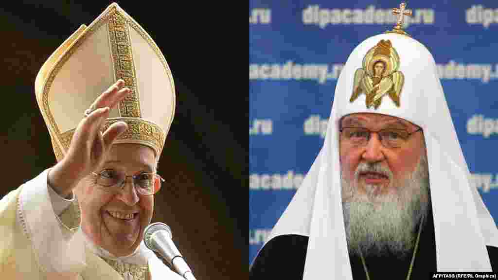 Папа Франциск и патриарх Кирилл – первые главы римско-католической церкви и РПЦ, которые пообщаются лично.