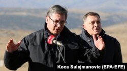 Aleksandar Vučić i Milorad Dodik