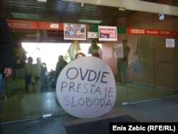 Protest novinara Večernjeg lista, ožujak 2011.