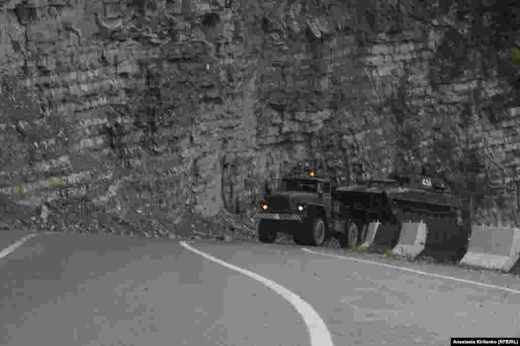 Шатойский район, "самоходка" на тягаче