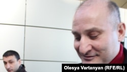 Бывший лидер абхазских вооруженных формирований Эмзар Квициани (аэропорт Тбилиси, 28 февраля 2014 года)