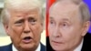  US President Donald Trump (left) and Russia's Vladimir Putin (file photos).
