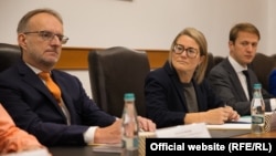 La o întâlnire a lui Van Bossuyt cu oficial ai ministerului de Interne de la Chișinău, pe 12 mai 2025